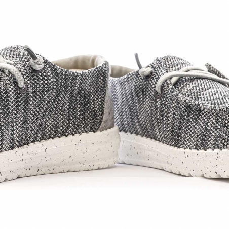 Chaussures Grises Chiné Femme Hey Dude Wendy Sox