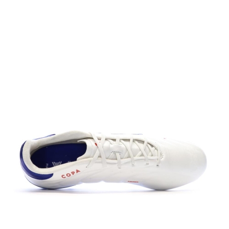 Chaussures de Foot Blanc/Bleu Homme Adidas Copa Pure 2 Elite SG