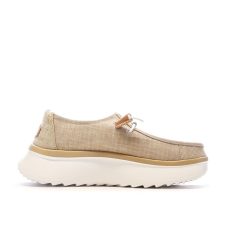 Chaussures Beiges/Dorées Femme Hey Dude Wally Sport Mesh