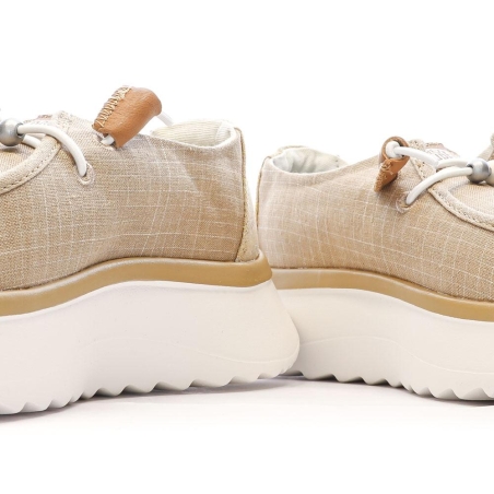 Chaussures Beiges/Dorées Femme Hey Dude Wally Sport Mesh