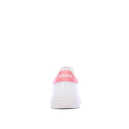 Baskets Blanches Fille/Femme Adidas Advantage Base 2.0