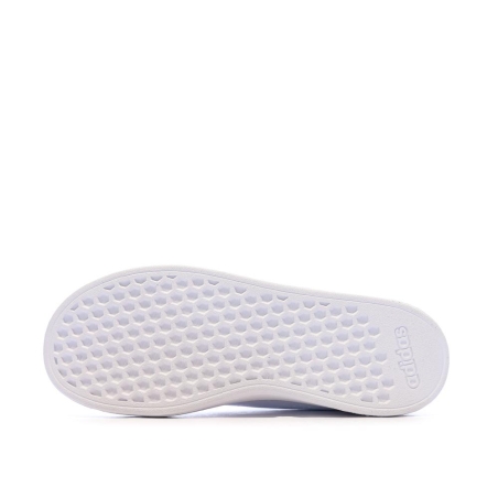 Baskets Blanches Fille/Femme Adidas Advantage Base 2.0