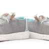 Chaussures Grise Chiné Femme Hey Dude Wendy Heathered Slub