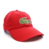 Casquette Rouge Mixte Lacoste Twill Big Croch