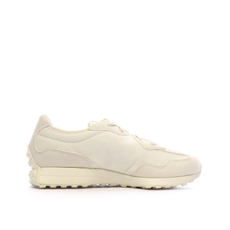 New Balance 327 Baskets Blanches/Beiges Femme GS327MI