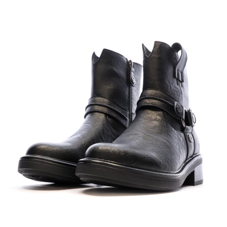 Bottines Noires Femme Chattawak CIELO