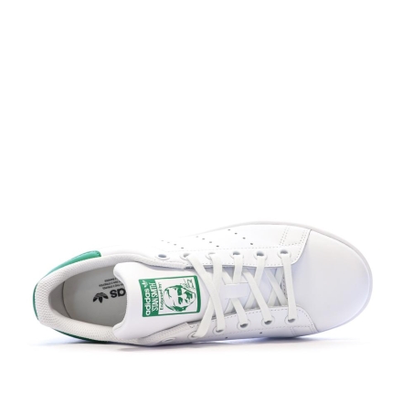 Stan Smith Blanc/Vert Mixte Adidas