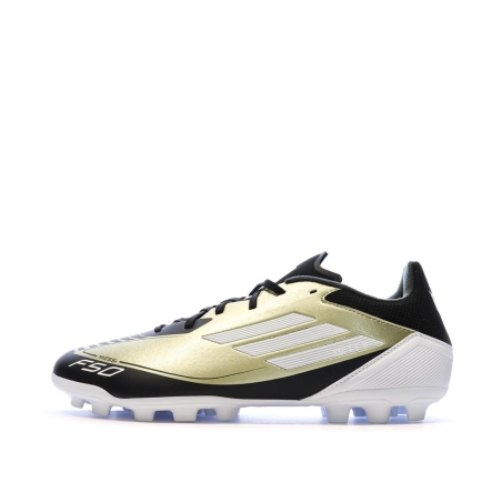Chaussures de Foot Noir/Doré Homme Adidas F50 League 2G/3G AG Messi