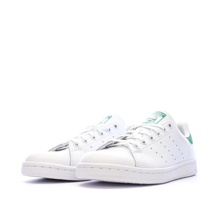Stan Smith Blanc/Vert Mixte Adidas