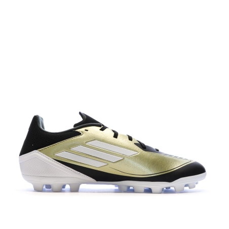 Chaussures de Foot Noir/Doré Homme Adidas F50 League 2G/3G AG Messi