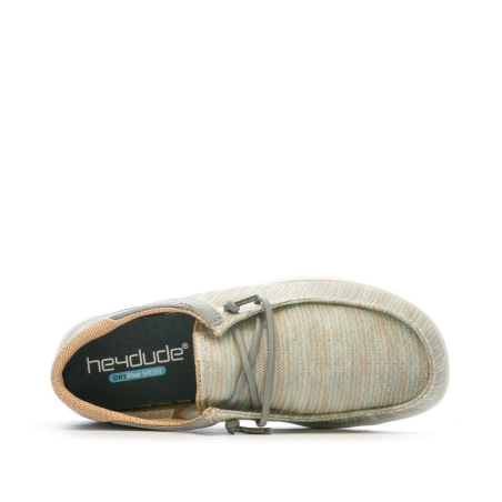 Chaussures Grises Bleutés Femme Hey Dude Wendy