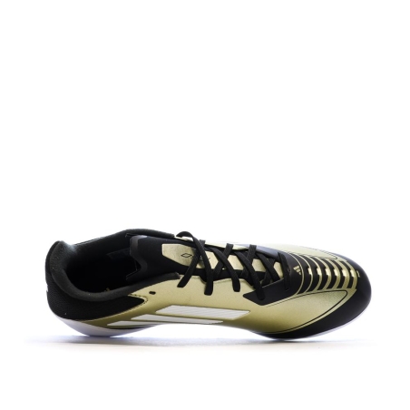 Chaussures de Foot Noir/Doré Homme Adidas F50 League 2G/3G AG Messi