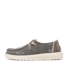Chaussures Grises/Roses Femme Hey Dude Wendy Boho