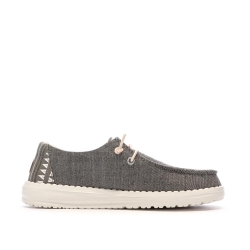 Chaussures Grises/Roses Femme Hey Dude Wendy Boho