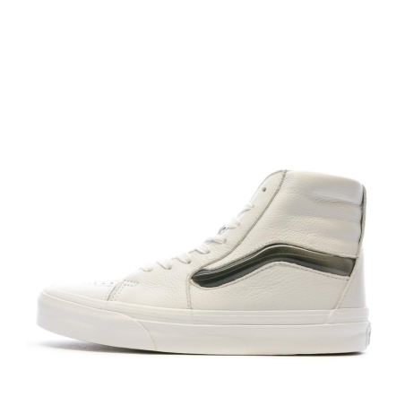 Baskets Blanches Mixte Vans Ua Sk8-hi Xl