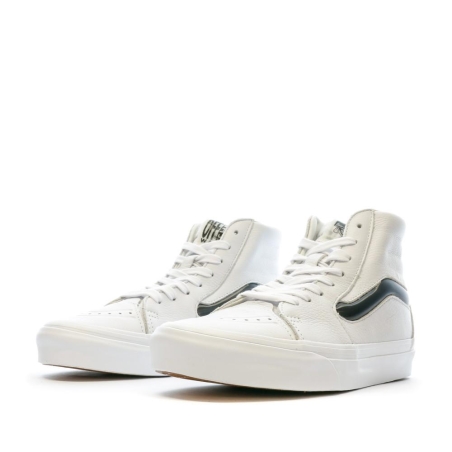 Baskets Blanches Mixte Vans Ua Sk8-hi Xl