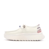 Chaussures Blanches Femme Hey Dude Wally Sport Mesh
