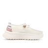 Chaussures Blanches Femme Hey Dude Wally Sport Mesh