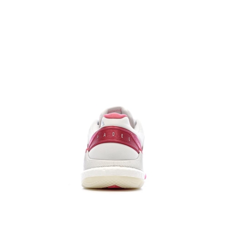 Chaussures de padel Blanc/Rose Femme Adidas Crazyquick Boost Padel