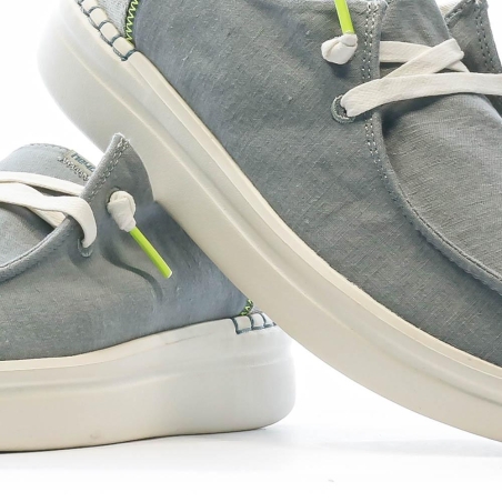 Chaussures Gris/Bleu Femme Hey Dude Wendy Rise