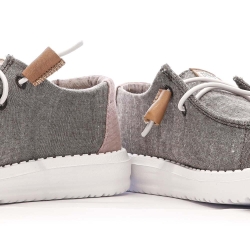 Chaussures Gris Chiné Femme Hey Dude Wendy Stretch