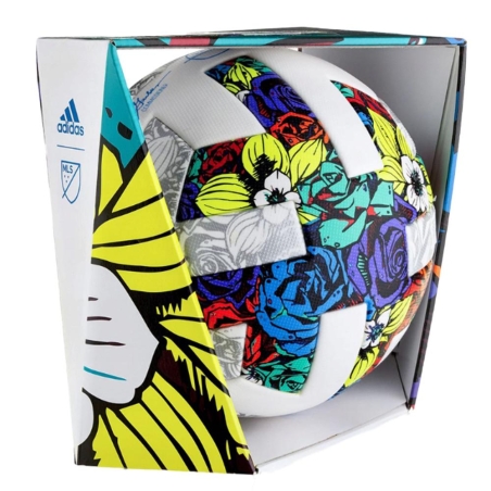 Ballon de Foot Blanc Mixte Adidas Mls Pro