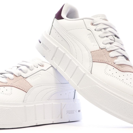 Baskets Blanches Fille/Femme Puma Cali Court Match
