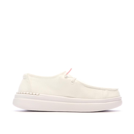 Chaussures Blanches Femme Hey Dude Wendy Rise