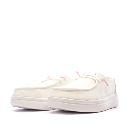 Chaussures Blanches Femme Hey Dude Wendy Rise