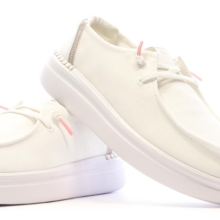 Chaussures Blanches Femme Hey Dude Wendy Rise