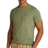 T-Shirt Vert Homme Tommy Hilfiger Slim Jersey