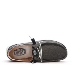 Chaussures Gris Moyen Femme Hey Dude Wally Sport Mesh