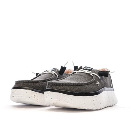 Chaussures Gris Moyen Femme Hey Dude Wally Sport Mesh