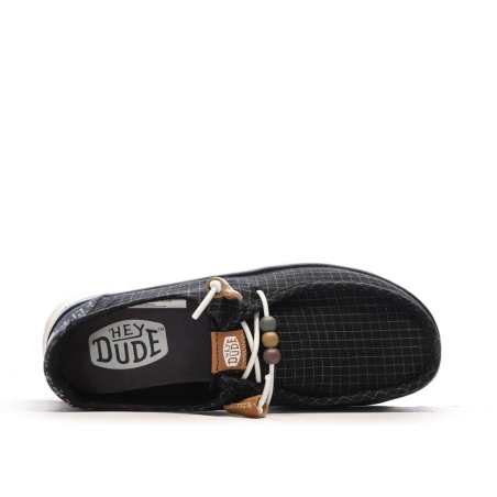 Chaussures Noires Femme Hey Dude Wally Sport Mesh