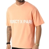 T-Shirt Orange Homme Project X Paris Loose Basic