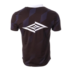 Polo Noir/Bleu Homme Umbro King 22e