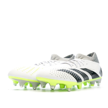 Chaussures de footl Blanc/Vert Homme Predator Accuracy.3 SG