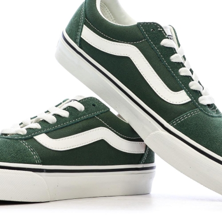 Baskets Vert Foncé Mixte Vans Old Skool