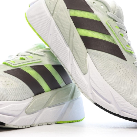 Baskets Blanches/Noires Femme Adidas Adistar