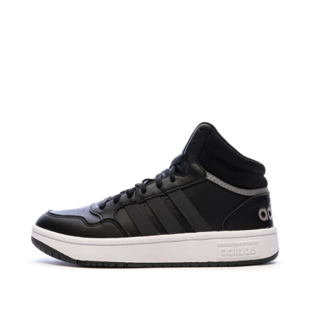 Baskets Noires Femme Adidas Hoops GW5456