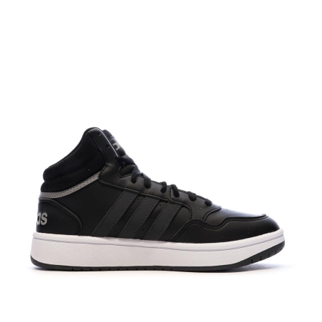 Baskets Noires Femme Adidas Hoops GW5456