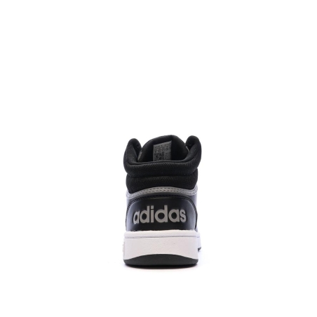 Baskets Noires Femme Adidas Hoops GW5456