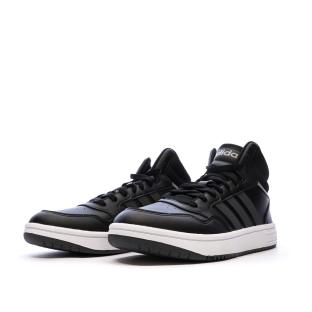 Baskets Noires Femme Adidas Hoops GW5456