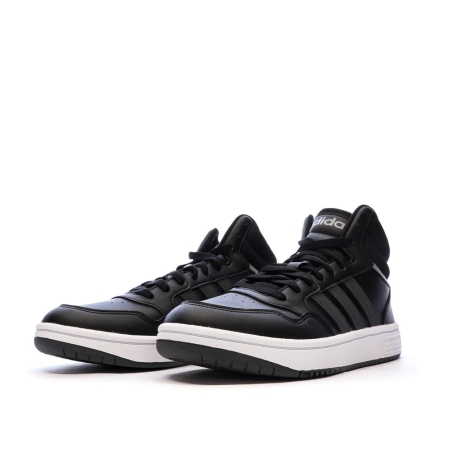 Baskets Noires Femme Adidas Hoops GW5456