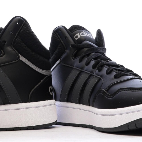 Baskets Noires Femme Adidas Hoops GW5456