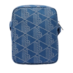 Sacoche Bleu Homme Lacoste denim