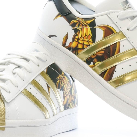 Baskets Blanches Mixte Adidas Superstar Yu-Gi-Oh