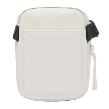 Sacoche Blanche Homme Lacoste Flat