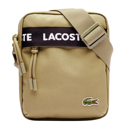 Sacoche Beige Homme Lacoste VERTICAL