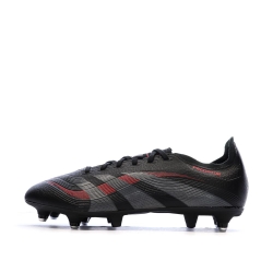 Chaussures de Foot Noir/Rouge Homme Adidas Predator League SG